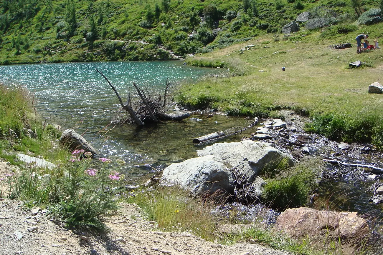 Grundsee auf dem Weg zur Anenhütte